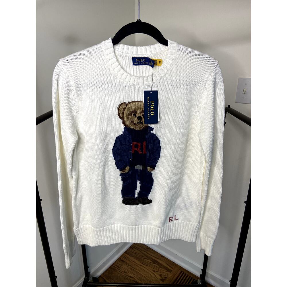 Polo Ralph Lauren Bear Sweater size S small - Picture 1 of 4